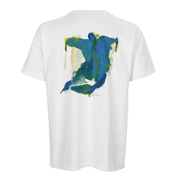 Camiseta de hombre oversize orgánica en conversión | Bailarín – Camiseta Invisible Grace para venta al por mayor de ARTLUXVISION