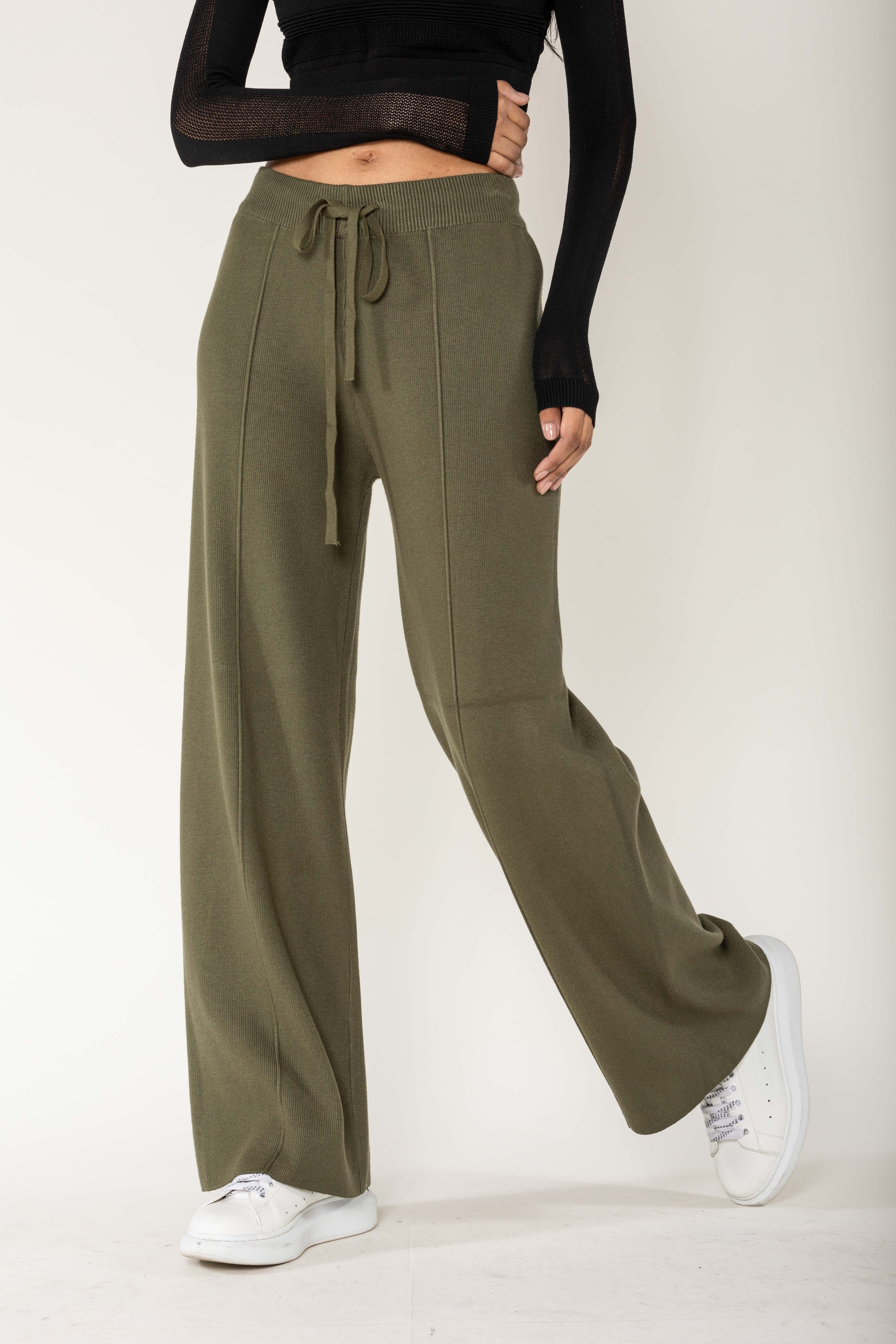 Nina Carter – Engroshandel Bukser - Dame – F025 Flared Cocooning Comfort-strikbukser26