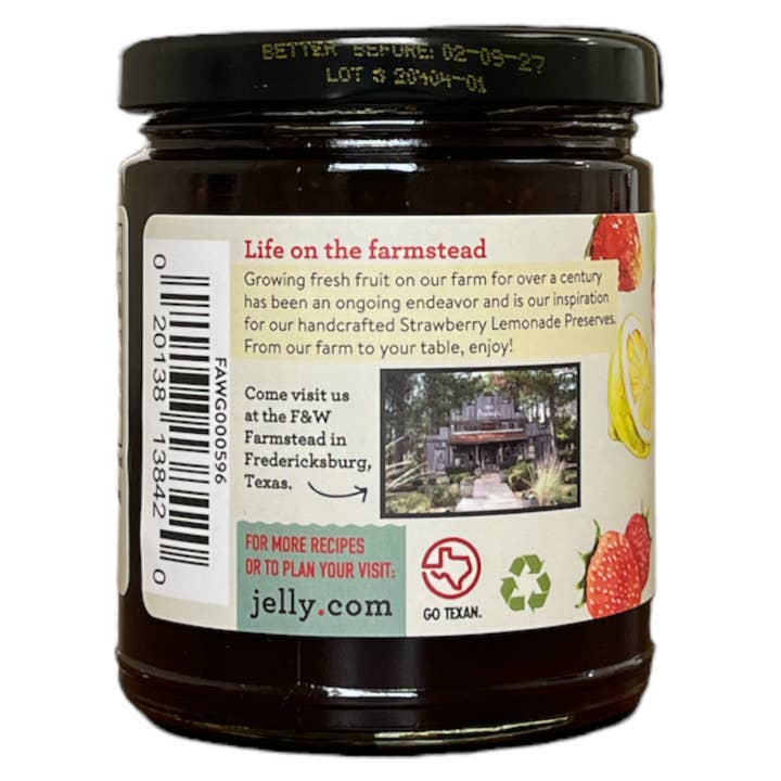 Fischer & Wieser - Wholesale Preserves - Strawberry Lemonade Preserves2