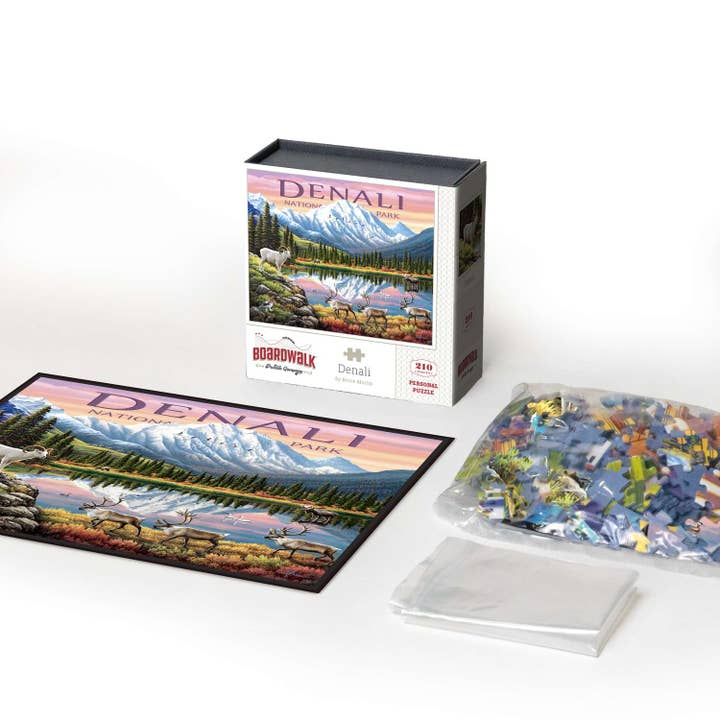 Boardwalk Puzzle Company - Wholesale Puzzle - Adult - Denali National Park - Personal Puzzle - 210 Piece2