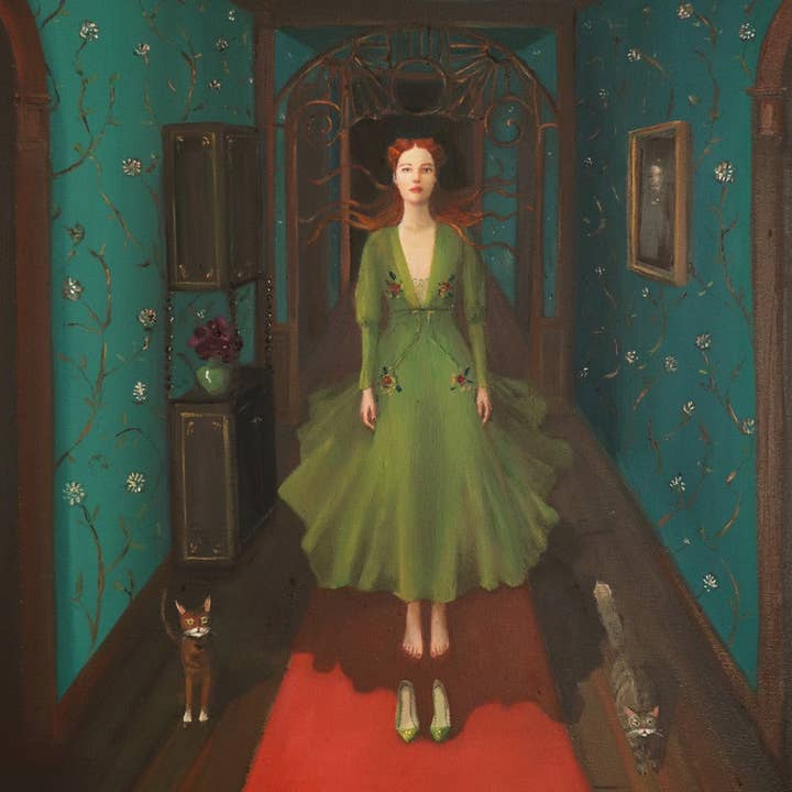 JANET HILL STUDIO - Wholesale Art Print - The Haunting of Harlow Hall. 8.5"x11" Art Print1