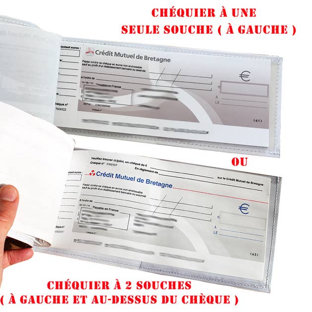 BISTRAKOO – wholesale Kortfodral - Dam – Lång checkbokshållare med små grå svarta prickar1