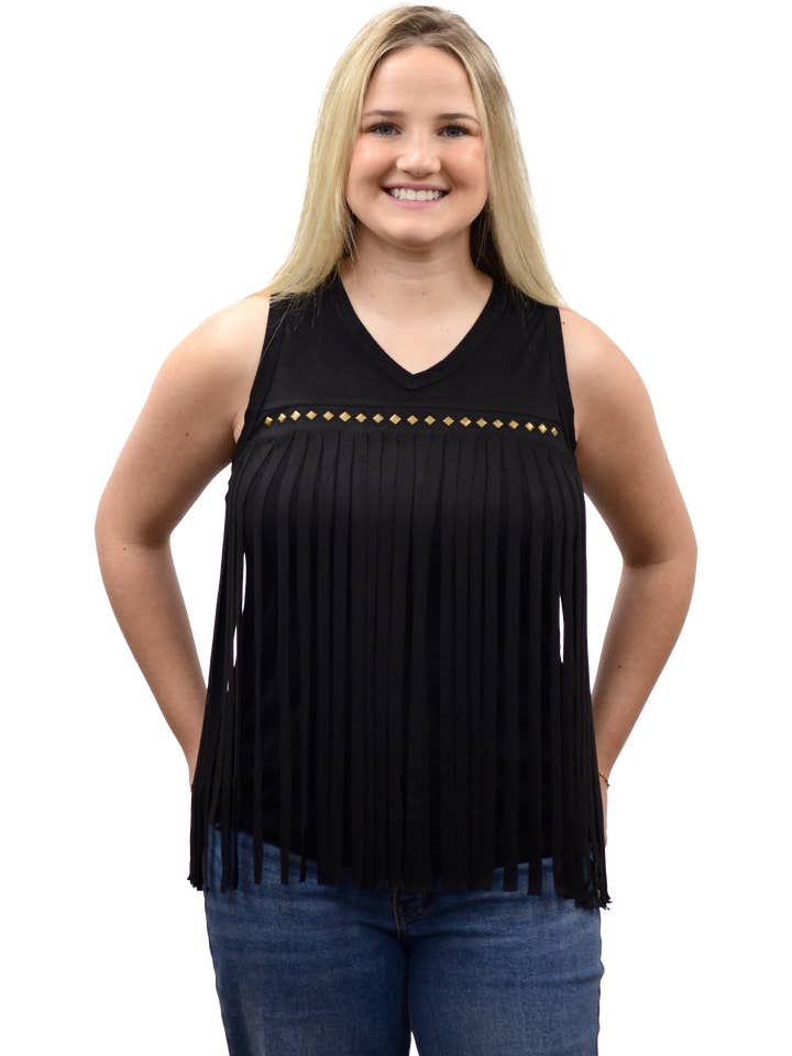 288514 - Débardeur à franges Eleanor pour la vente par Liberty Wear Apparel