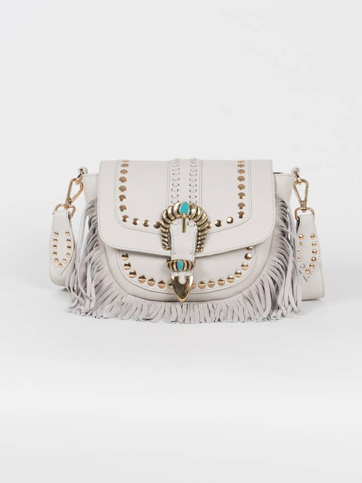 MILANO ICE WHITE SHOULDER BAG for wholesale by Piti Cuiti