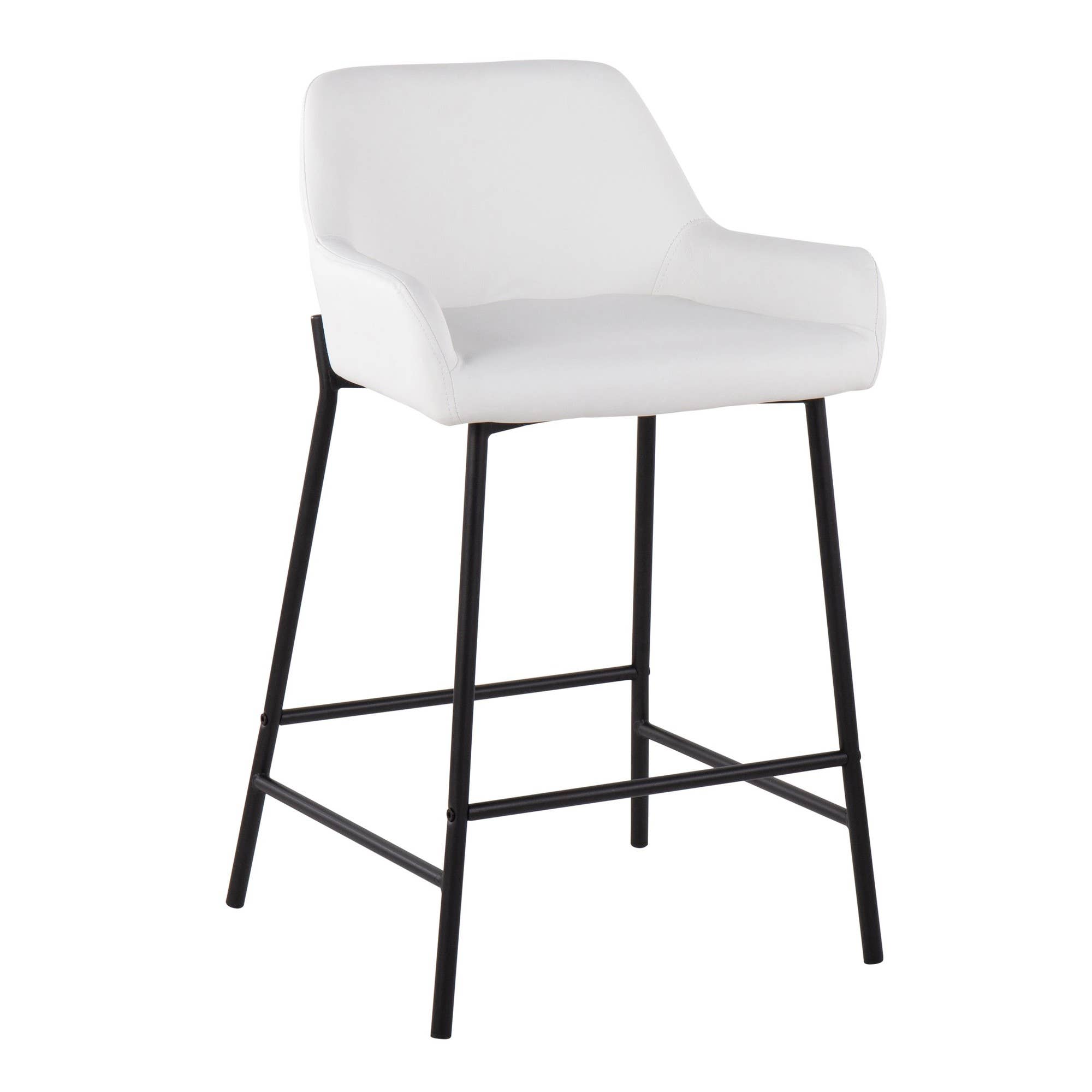 LumiSource and Grandview Gallery - Wholesale Stool - Daniella 24" Fixed-Height Counter Stool BK - Set of 29