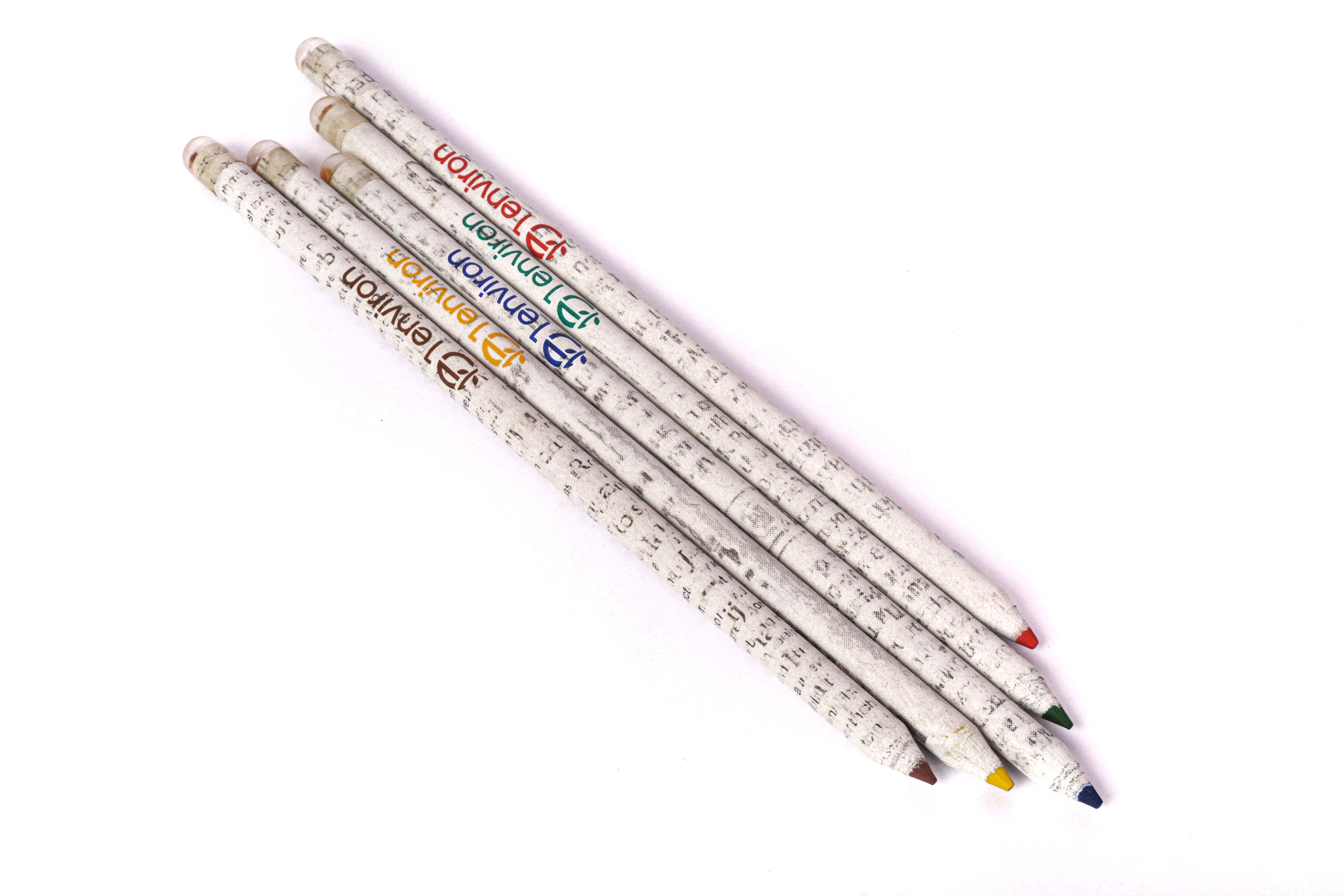 1environ Ltd - Wholesale Colored Pencil - Plantable Recycled & Wood-Free Colour Pencils with seeds1
