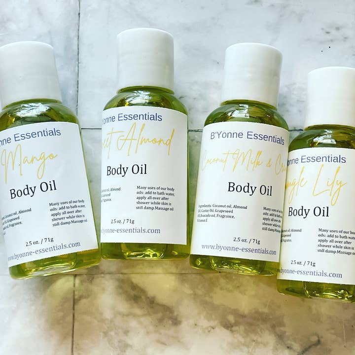 B'Yonne Essentials – wholesale Bad- och kroppsolja – Återfuktande torr kroppsolja1