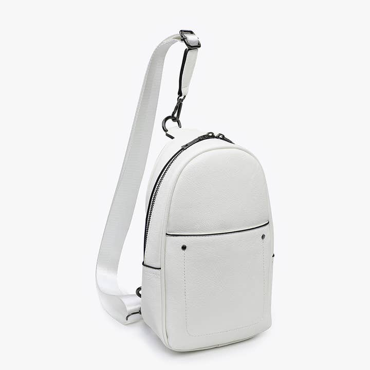 Jen & Co. - Wholesale Crossbody Bag - Women's - M2437 Pamela Sling Bag w/ Dbl Zip & Removable Strap