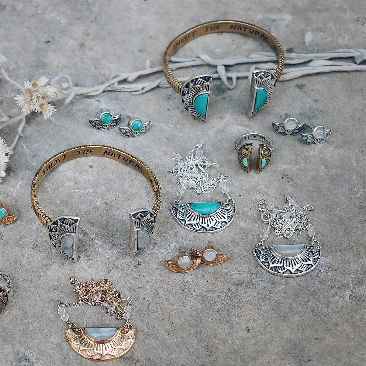 bahgsu jewels - Wholesale Cuff Bracelet - Natural Mystic Cuff10