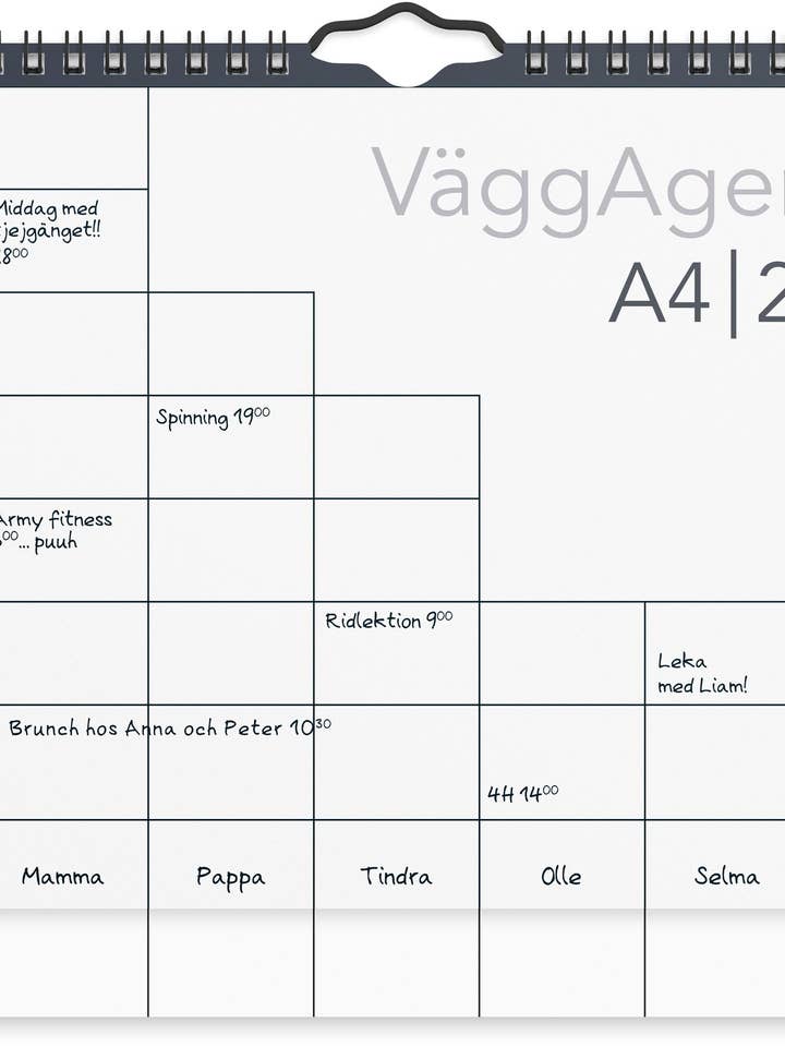 Calendario da parete 2024 Calendario da parete A4 per la vendita all'ingrosso da parte di Burde Publishing AB