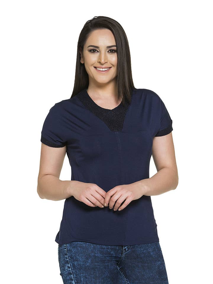 Simple Elements Top for wholesale by Tops & Plus