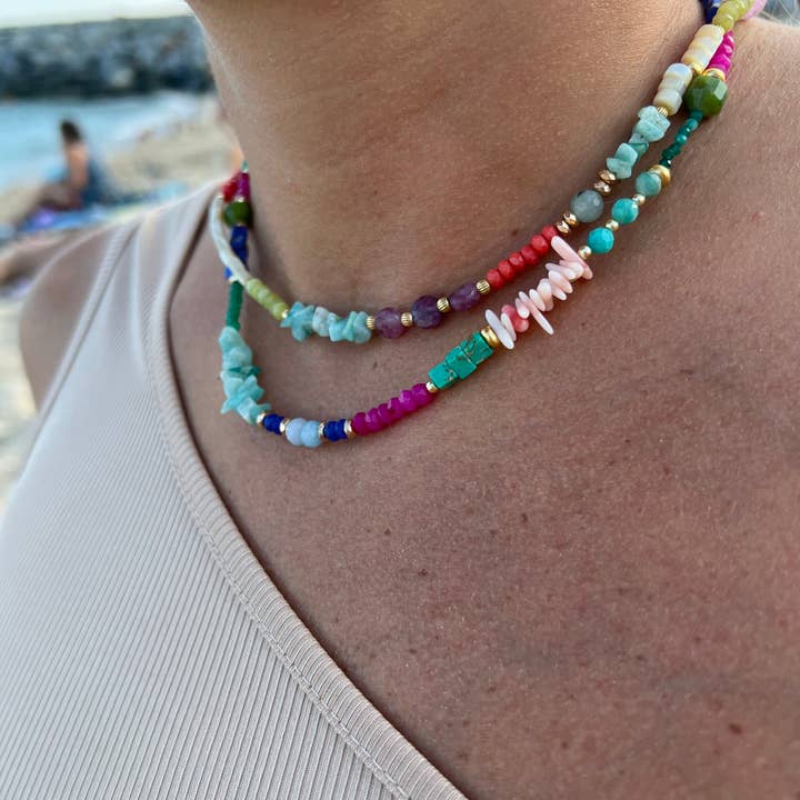 Nativa Jewels - Wholesale Beaded/Pearl Necklace - JUNGLE NECKLACE1