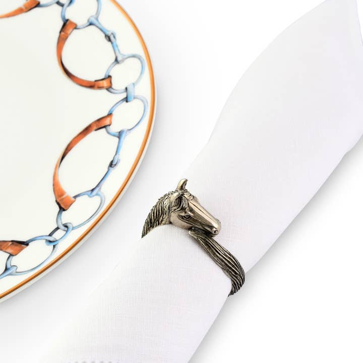 Vagabond House - Wholesale Napkin ring - Horse Head Napkin Ring