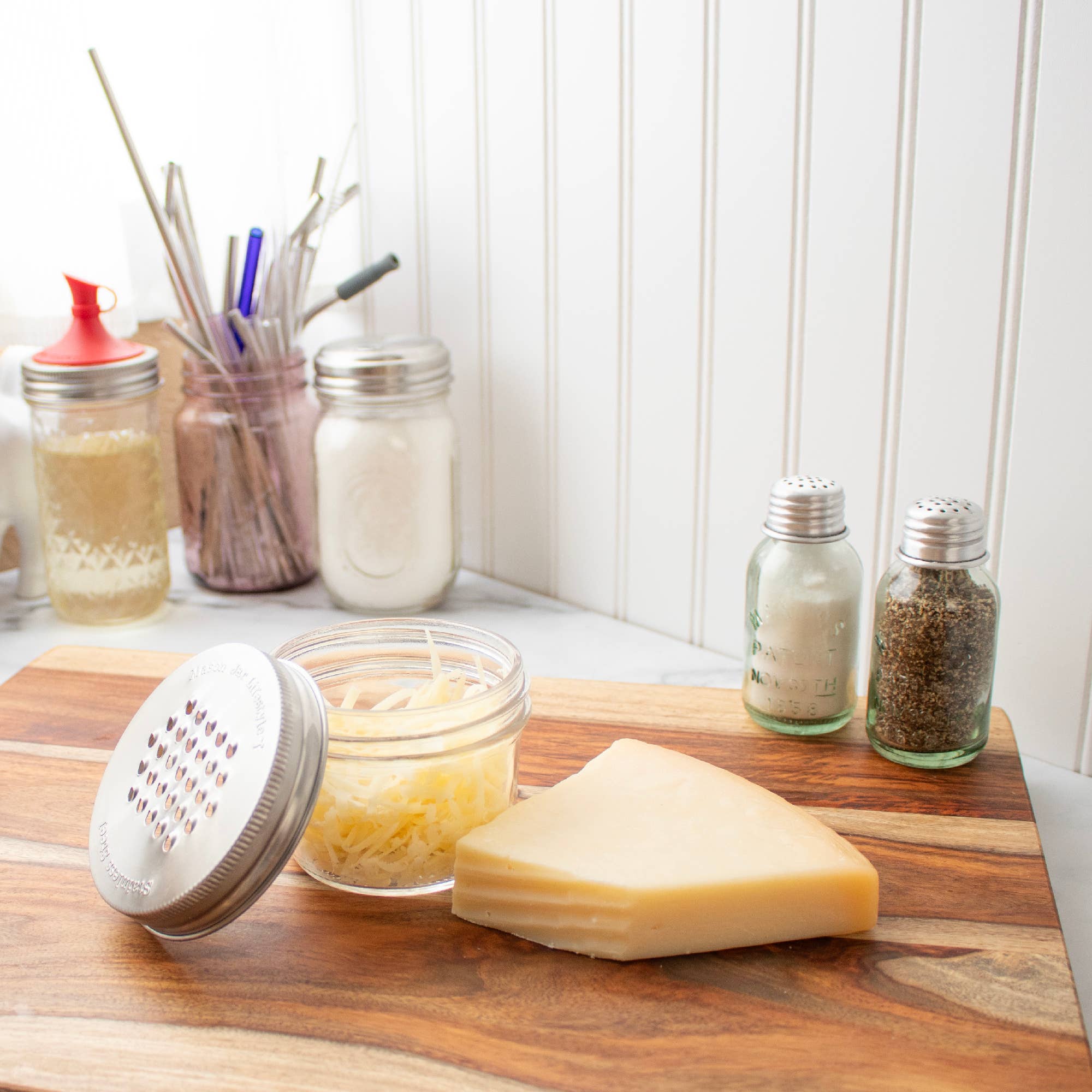 Mason Jar Lifestyle - Wholesale Kitchen Tool/Gadget - Grater / Shredder Lid for Mason Jars10