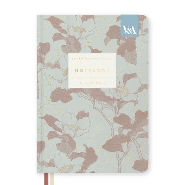 V&A B6 Premium Hard Cover Notebook-Tree Peony for wholesale by Vevoke