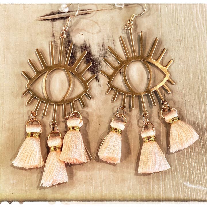 Eye Love in Rosa e Oro Orecchini per la vendita all'ingrosso da parte di JAG/ged Edge Jewelry