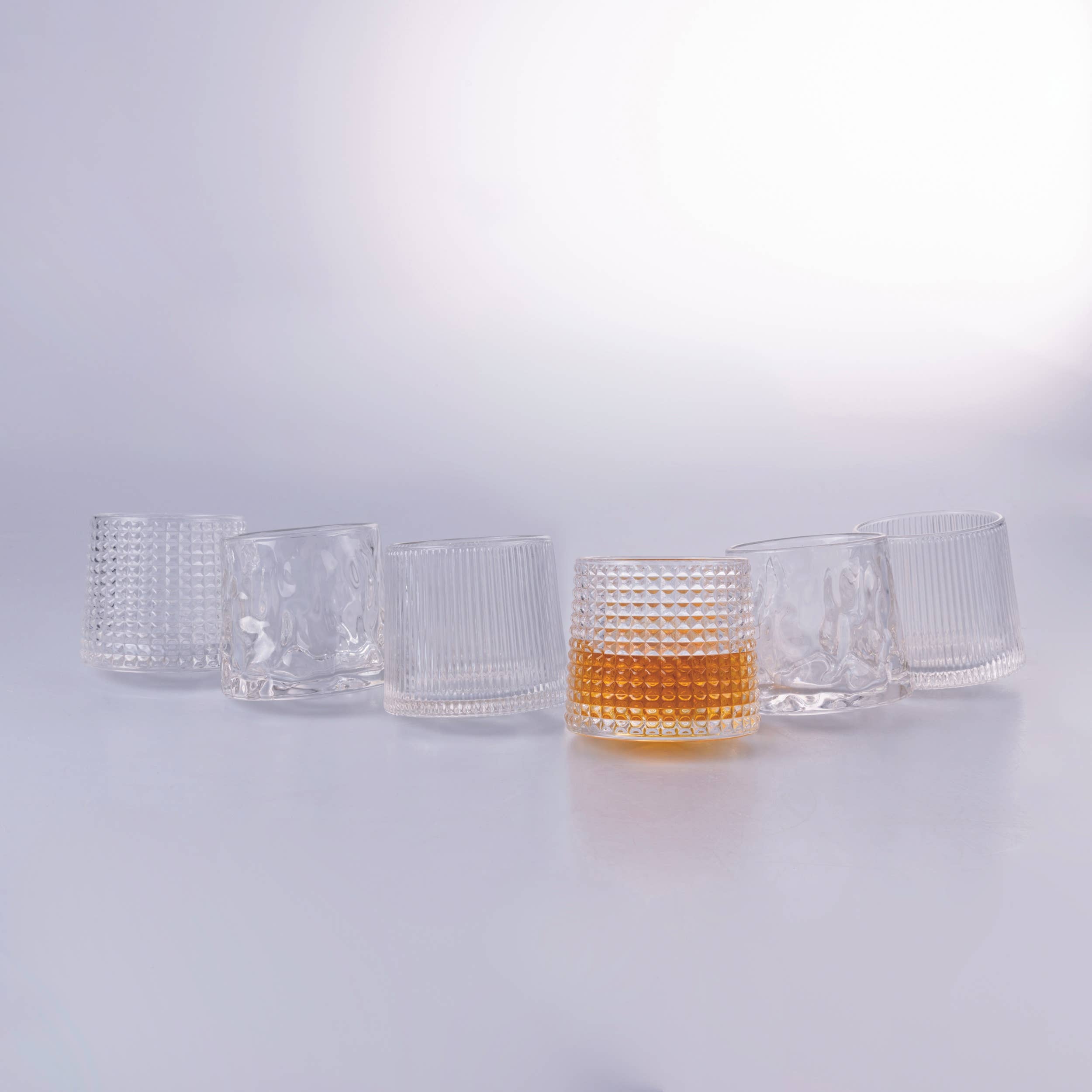 VdE Tivoli 1996 – wholesale Shotglas – Vintage set med 6 vinklande likörglas8