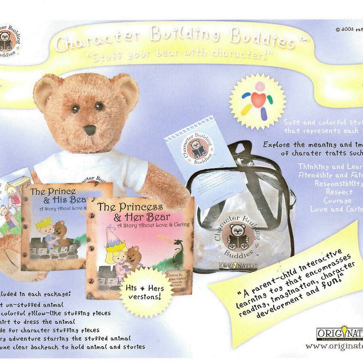 Originates - Wholesale Stuffed/Plush Toy - Kids & Baby - Original Character Building Buddies1