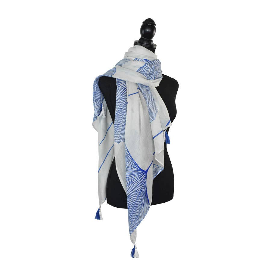 Dupatta Designs - Wholesale Scarf - Women's - Ginko Floral Scarf25