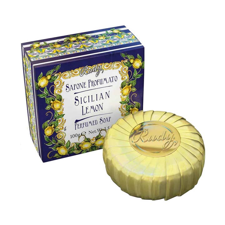 Sicilian Lemon Bar Soap for wholesale by Rudy Profumi