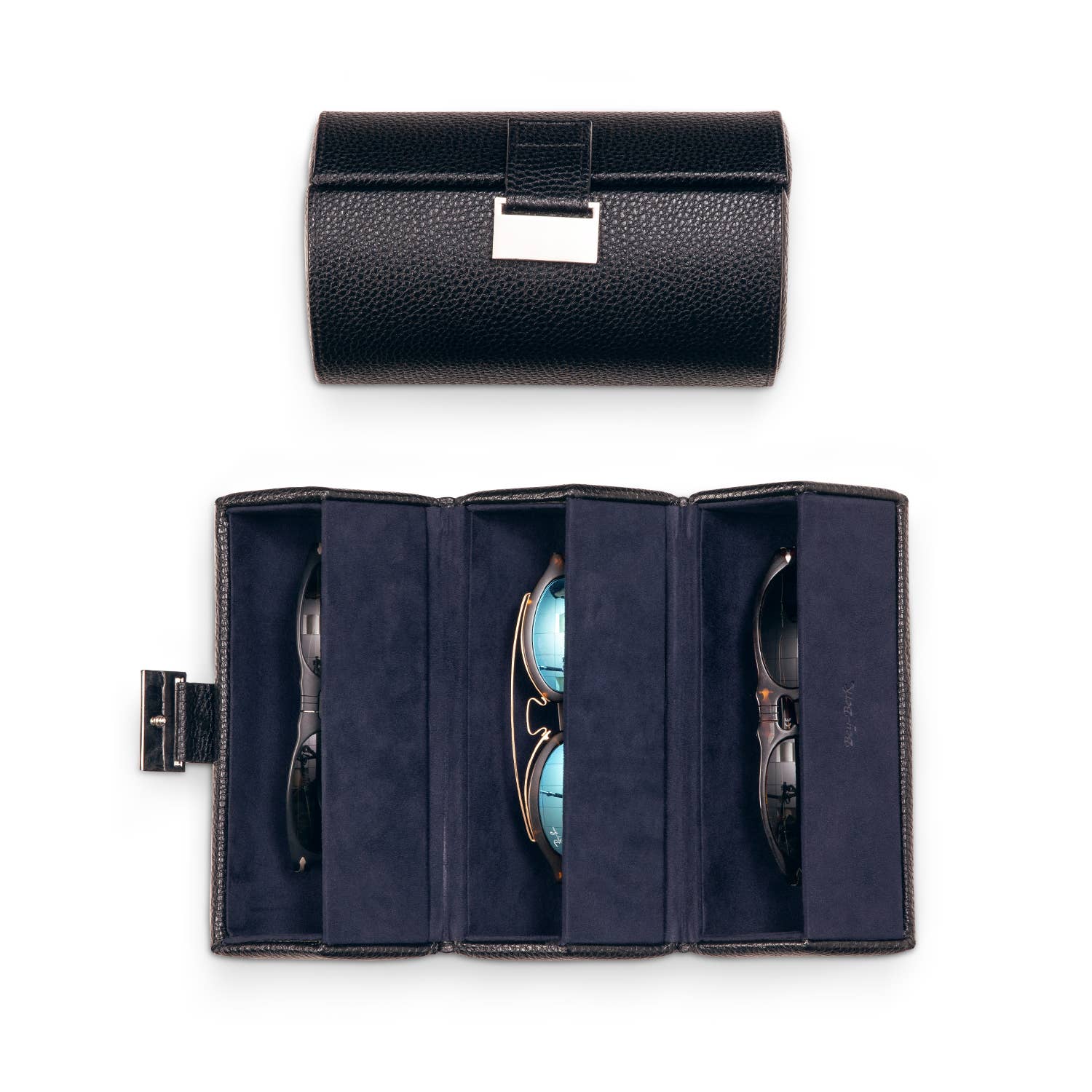 BeyBerk International - Wholesale Eyewear Cases & Holders - Unisex - Leather Travel Sunglass Roll0