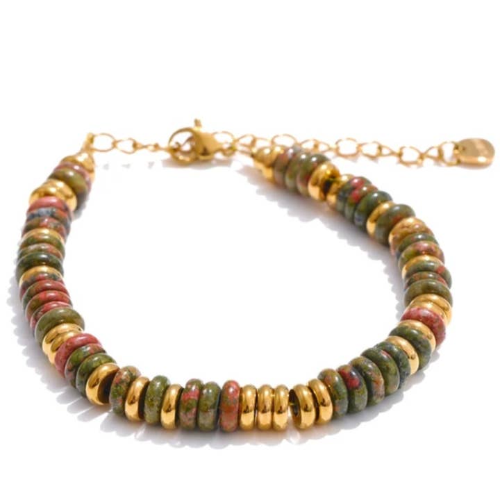 Semi Precious Beaded Bracelet - 7 Colours and other Purchase wholesale matte beads. Free returns & net 60 terms on Faire trending on Faire.