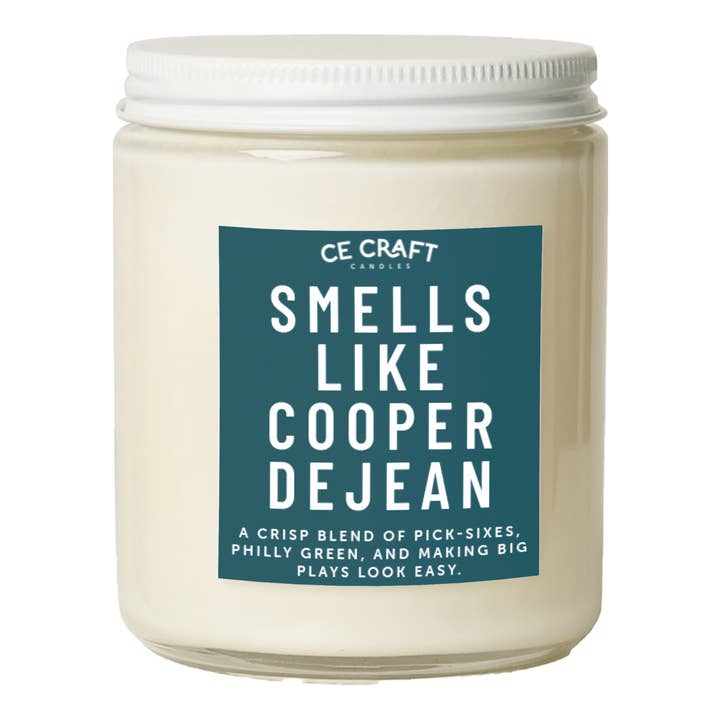 Smells Like Cooper DeJean Candle for wholesale by CE Craft Co