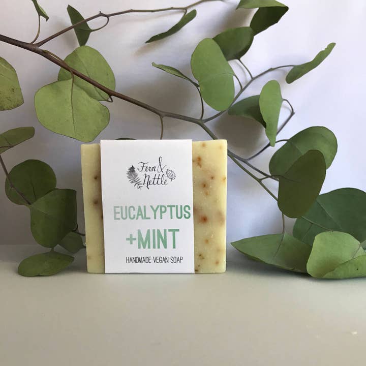 Fern and Nettle - Wholesale Bar Soap - Eucalyptus+Mint Handmade Vegan Soap6