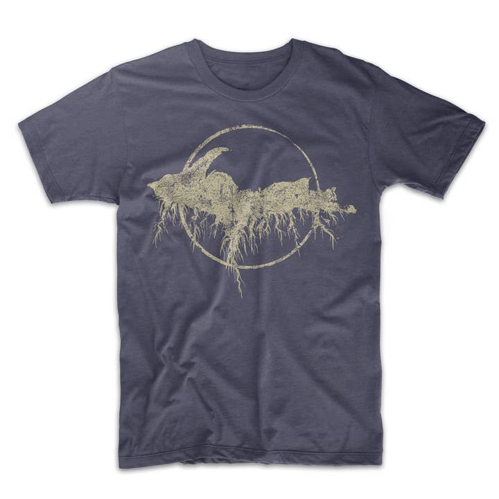 Yooper Roots - Heather Unisex Tee for wholesale by rooted in michigan