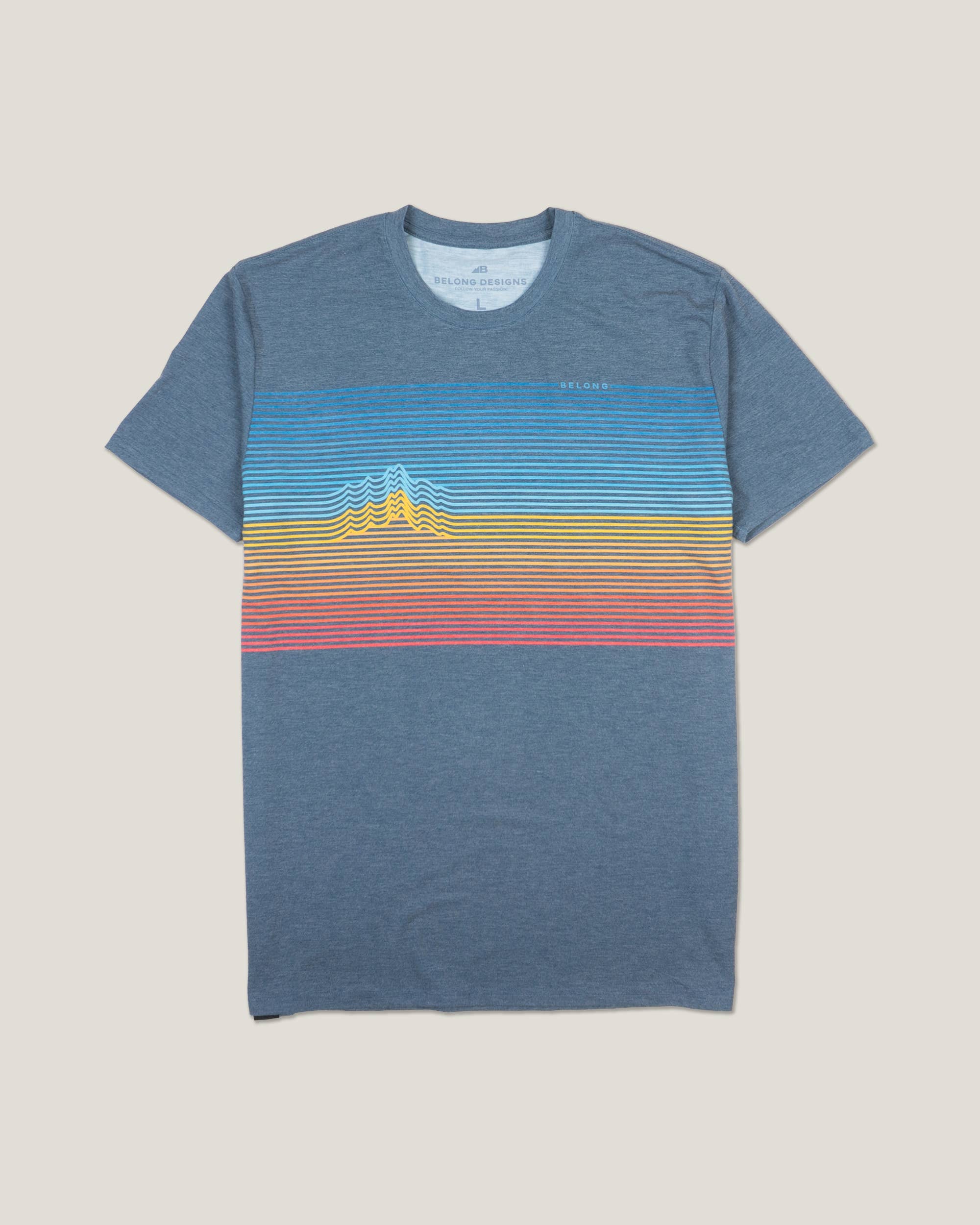 Belong Designs - Wholesale T-Shirt - Men's - Men's Graphic Traverse Tek Tee0