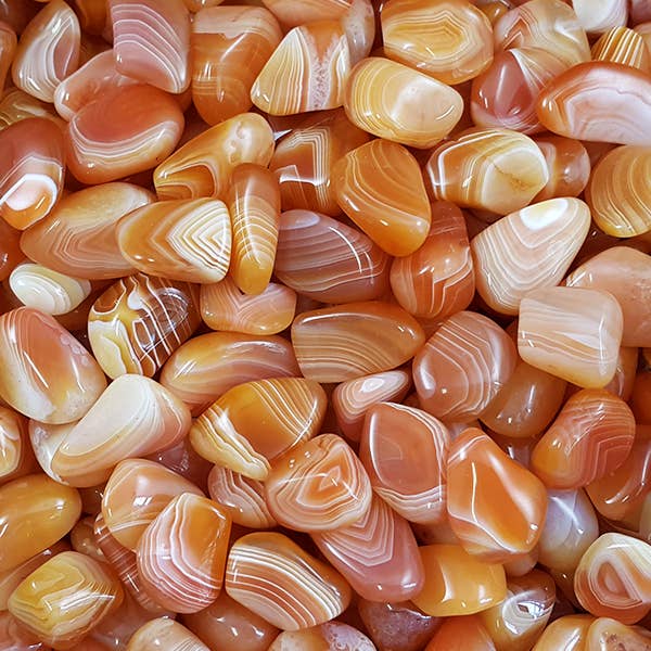 Craftstones - Wholesale Spiritual Stone/Crystal - Agate Banded Carnelian