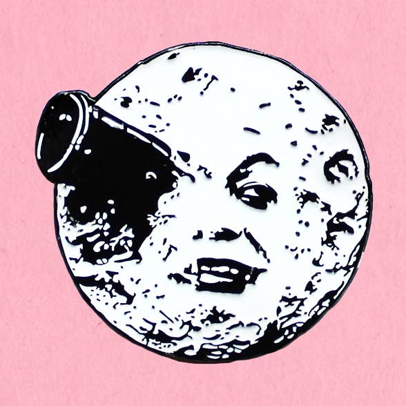 Kate Gabrielle - Wholesale Lapel Pin/Button - A Trip to the Moon enamel lapel pin