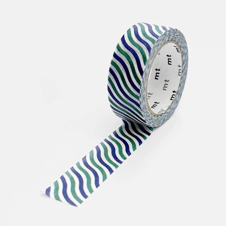 Fita Crepe - Estampa Ondas por atacado de Papier Tigre