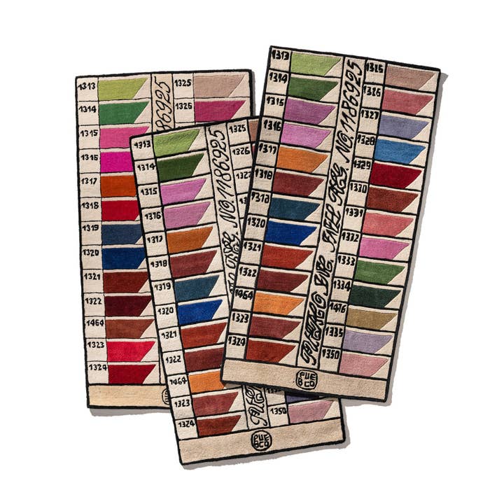 Tufted Rug / Color Swatch for wholesale by Puebco