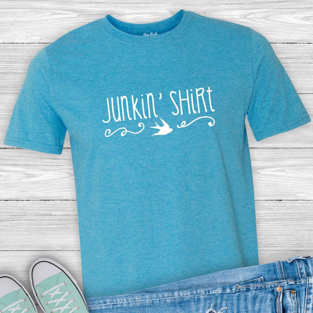 Suzy Swede - Wholesale Screen printed t-shirt – Women′s - Junkin' Shirt Unisex Flea Market Tshirt3