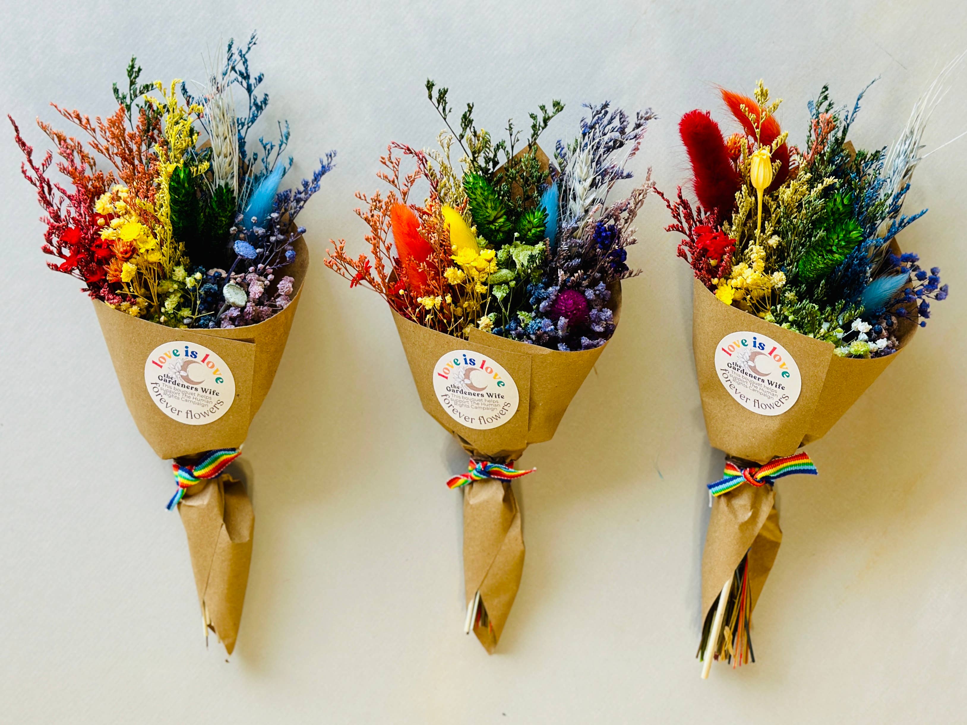 The Gardeners Wife - Wholesale Dried/Pressed Flowers - PRIDE Bouquets3