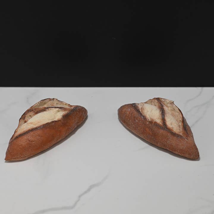 Fake Mini French Baguettes - Set of 2 for wholesale by Just Dough It! Fake Foods