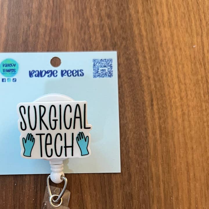 Surgical Tech Badge Reel for wholesale by Katesy Things