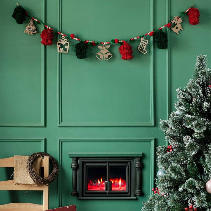 Doe-het-zelf MDF Houten Slinger/Vlaggenlijn Voor Kerstmuurdecoratie voor wholesale door Zwende