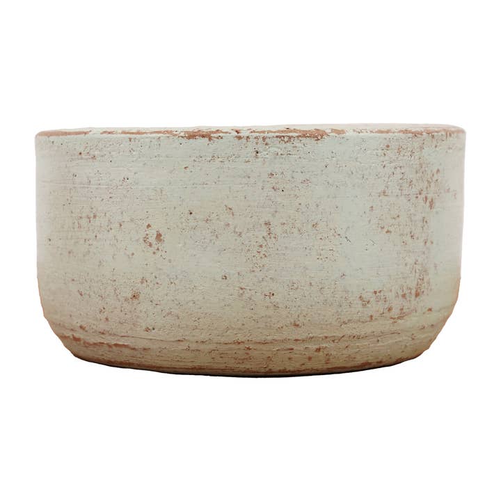 My Amigos Imports - Wholesale Candle holder - Roundsy™ Candle Ready Clay Vessel-6x2.5-3 in-3 Color Choices2