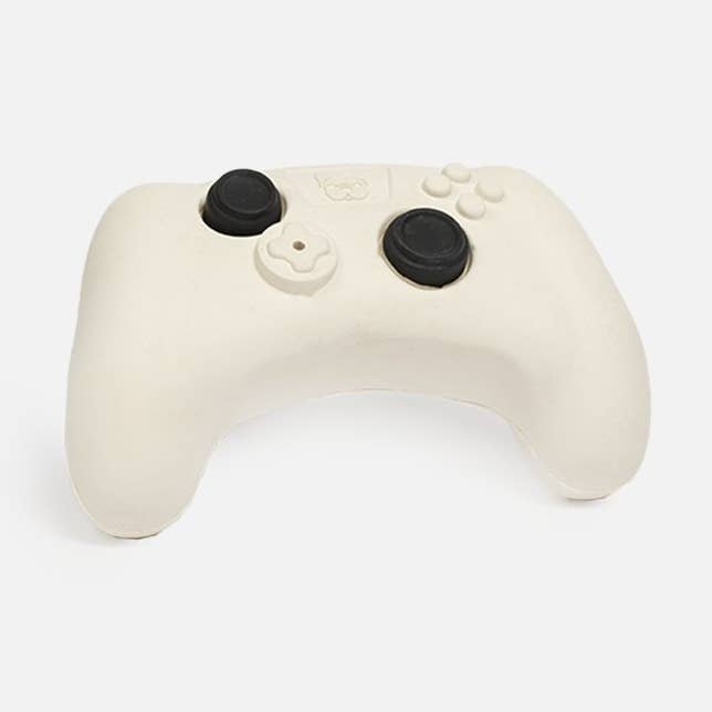 Game Controller Dog Toy | 100% Natural Rubber Chew with Treat Dispenser & Chicken Scent for wholesale by Dollar Paw