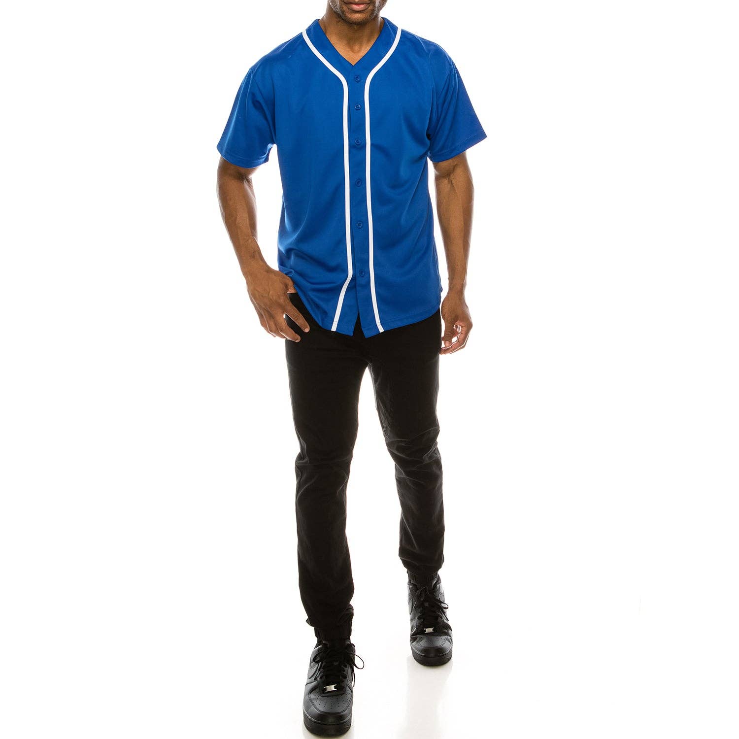 Victorious - Wholesale Button Down Shirt - Men's - BJ42 BASEBALL JERSEY (OPEN PACK)21