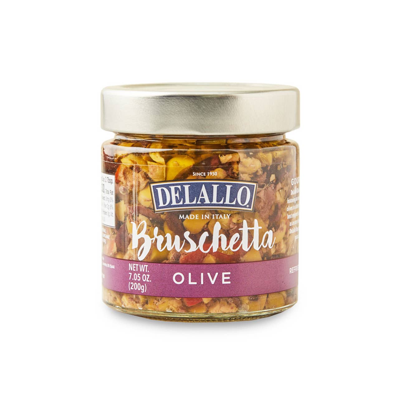 Delallo - Wholesale Olives - Imported Olive Bruschetta (7.05 oz.)