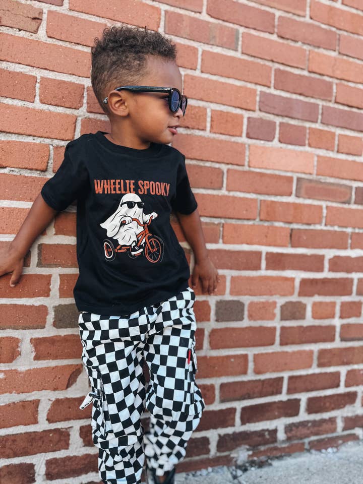 Raising Brave - Wholesale T-Shirt - Kids - Wheelie Spooky - Baby / Toddler Tee1