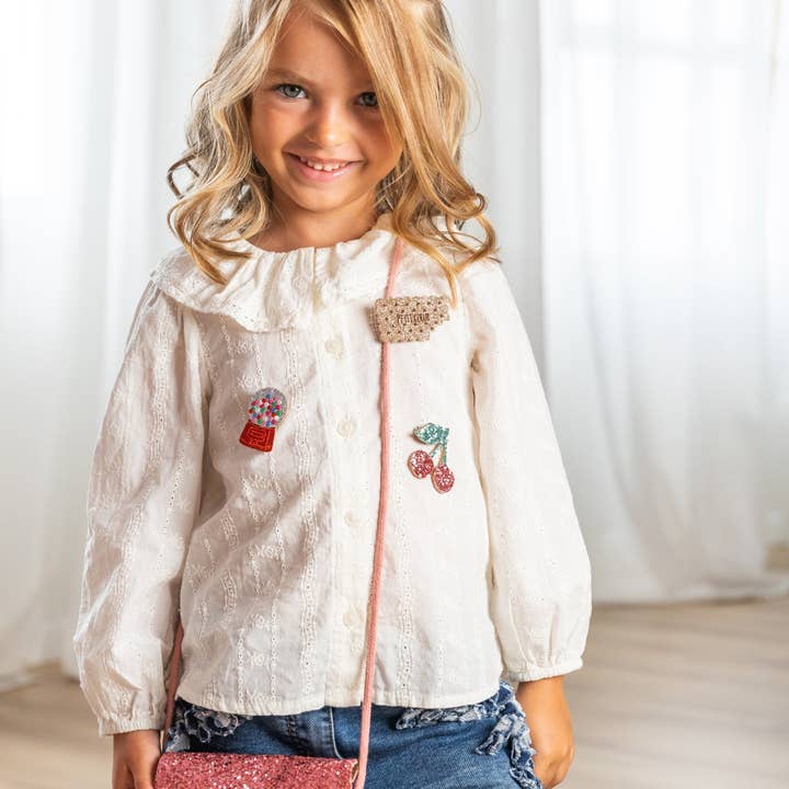 Luciole et Petit Pois – wholesale Crossbody-väska – Barn – Handväska - Hallonglitter3