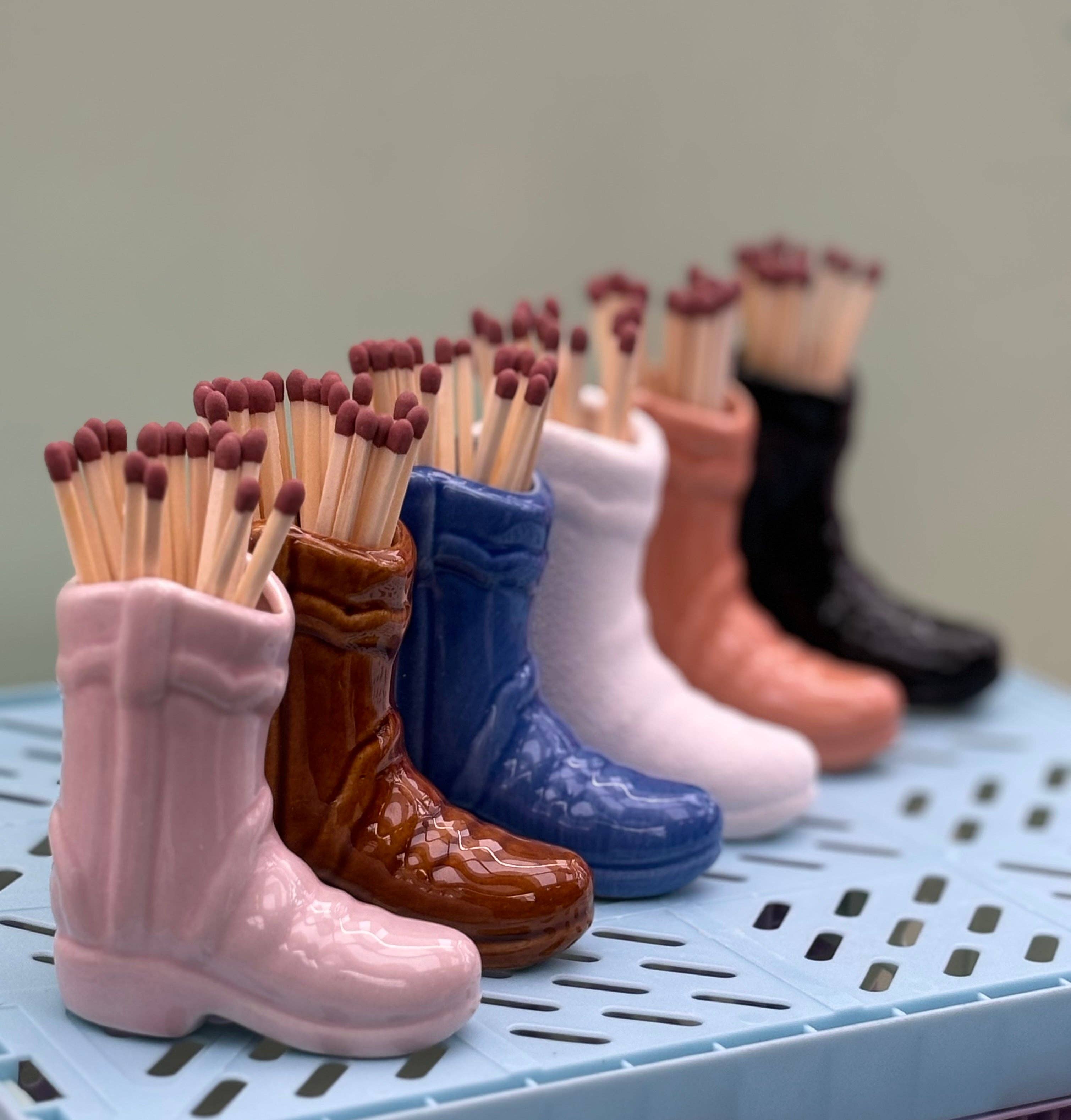 The Ambient Company - Wholesale Match Holder - Cowboy Boot Matchstick Holder0