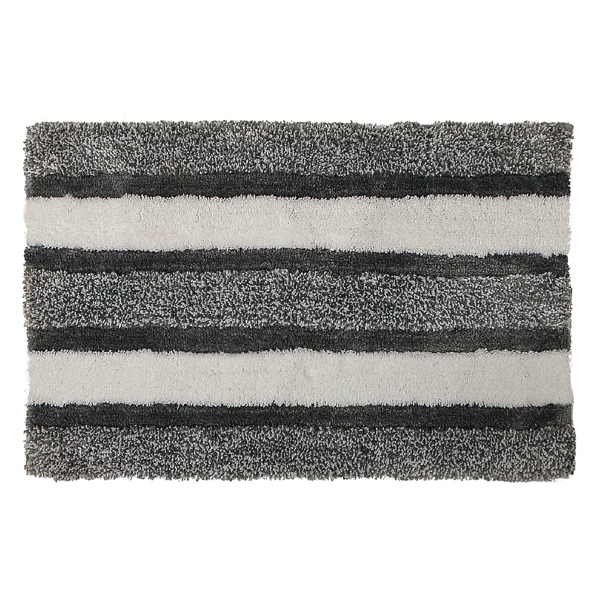 Microfibre Striped Bath Mat Gray 20 X 32 for wholesale on Faire0