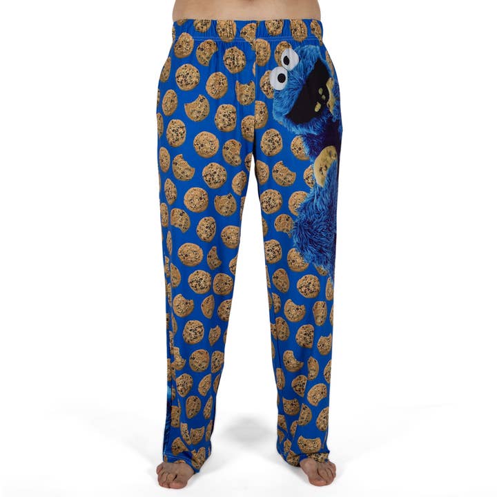 BRIEF INSANITY - Vente Bas de pyjama – femme - Sesame Street Cookie Monster Lounge Pantalon0