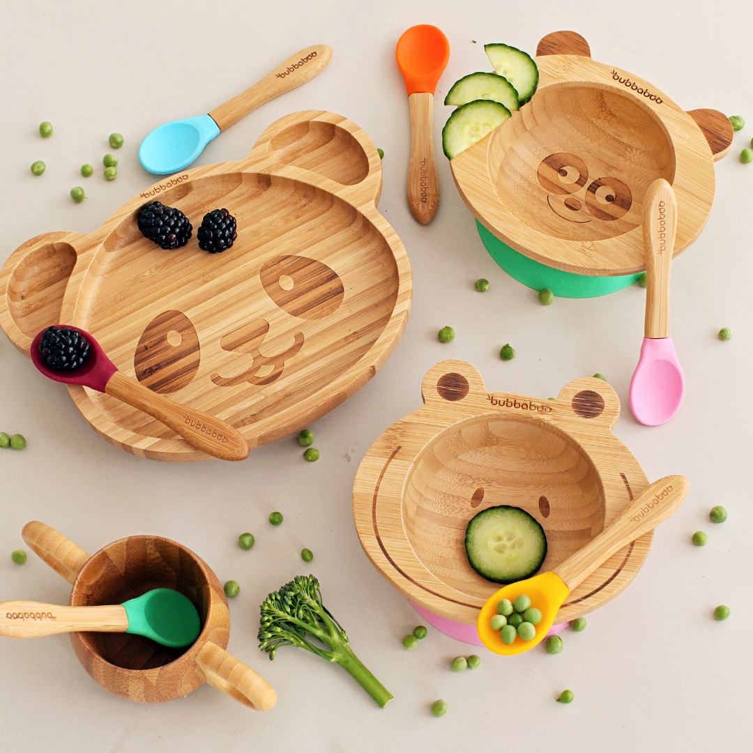 Bubba Boo – wholesale Servisset – Barn och baby – Bubba Boo Bamboo Panda Tallrik & Sked Set9