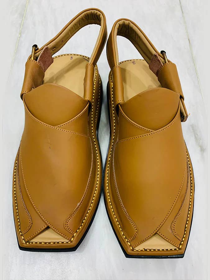 Handgefertigte Peshawer Zalmi Brown Herren-Sandale, Fußbekleidung für den Großhandel von vintarust